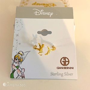 Disney’s Tinkle bell Moon Cuff 18K gold-plated sterling silver ring